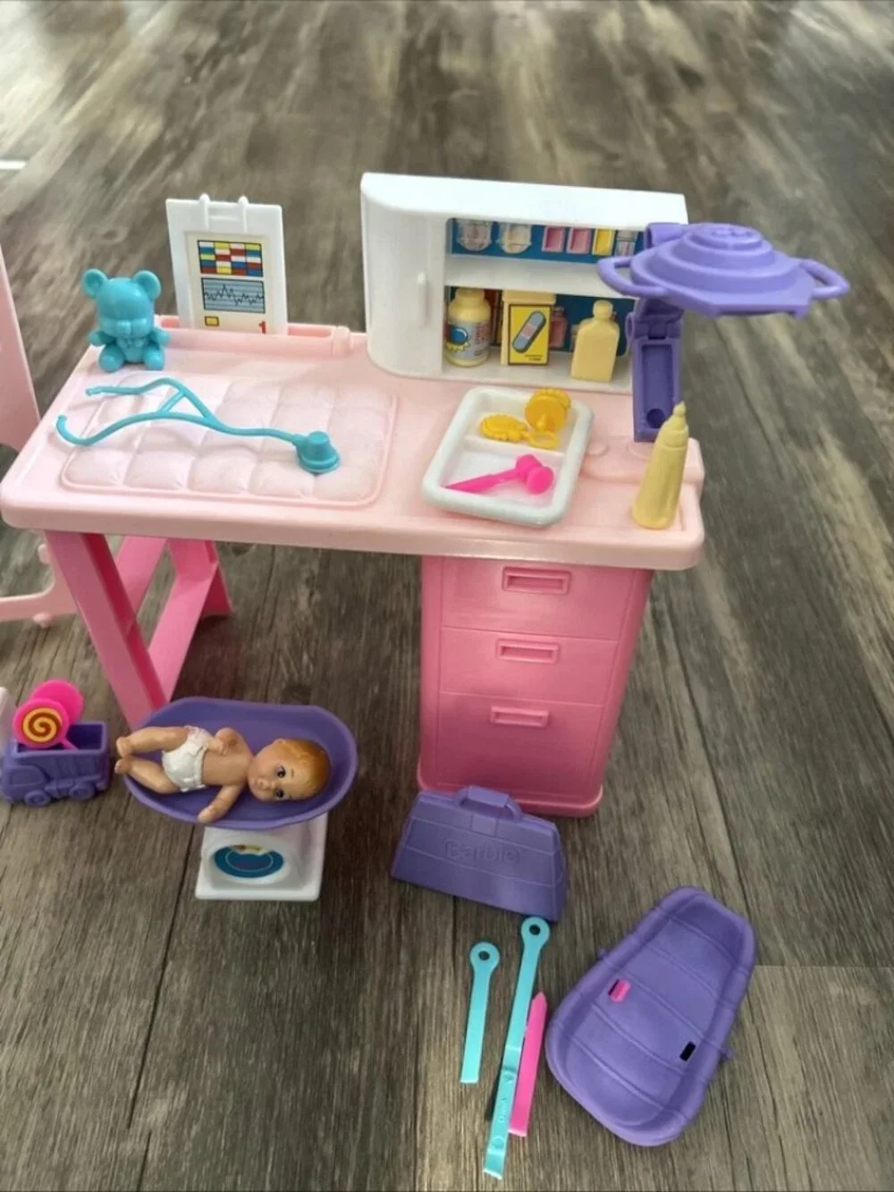 Vintage 1995 Barbie So Much To Do Baby Care Center Baby, Furniture & Parts